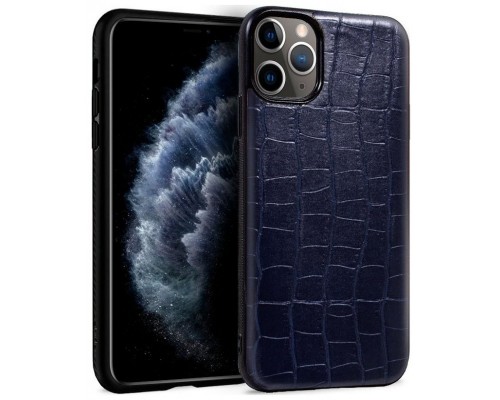 Carcasa COOL para iPhone 11 Pro Leather Crocodile Marino