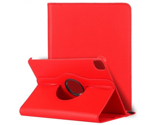 Funda COOL para iPad Pro 11 pulg (2020 / 2021) / iPad Air 4 2020 / iPad Air 5 2022 (10.9) Giratoria Polipiel Rojo