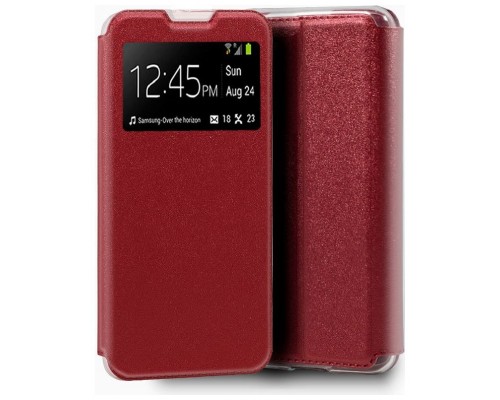 Funda COOL Flip Cover para Xiaomi Mi Note 10 Lite Liso Rojo