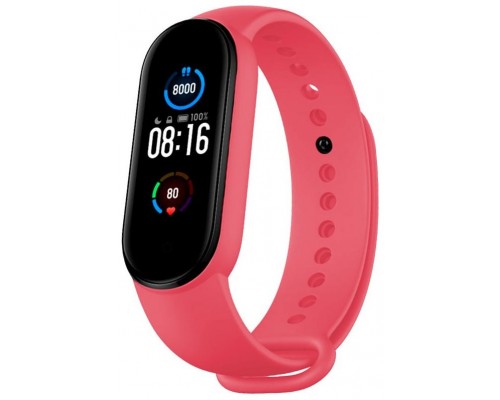 Correa COOL para Xiaomi Mi Band 5 / 6 / 7 / Amazfit Band 5 Liso Rosa