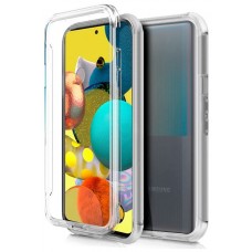 Funda COOL Silicona 3D para Samsung A516 Galaxy A51 5G (Transparente Frontal + Trasera)