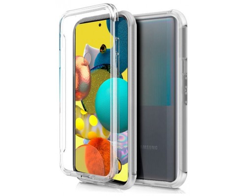 Funda COOL Silicona 3D para Samsung A516 Galaxy A51 5G (Transparente Frontal + Trasera)
