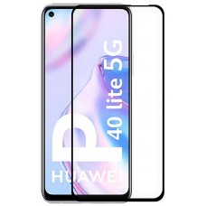 Protector Pantalla Cristal Templado COOL para Huawei P40 Lite 5G (FULL 3D Negro)