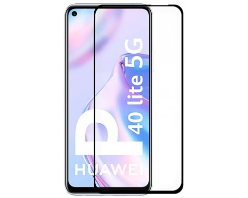 Protector Pantalla Cristal Templado COOL para Huawei P40 Lite 5G (FULL 3D Negro)