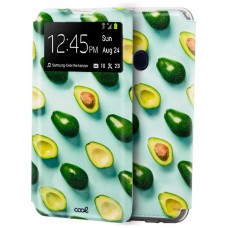 Funda COOL Flip Cover para Samsung M215 Galaxy M21 Dibujos Aguacates
