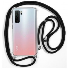 Carcasa COOL para Huawei P40 Lite 5G Cordón Negro