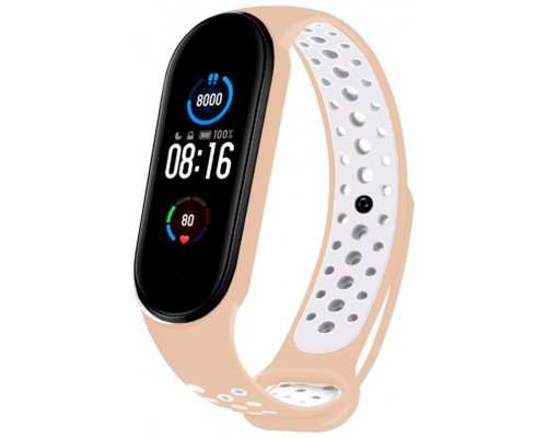 Correa COOL para Xiaomi Mi Band 5 / 6 / 7 / Amazfit Band 5 Sport Rosa Pastel