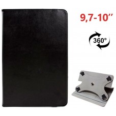 Funda COOL Ebook / Tablet 9.7 - 10.3 pulg Liso Negro Giratoria (Panorámica)