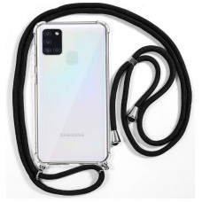 Carcasa COOL para Samsung A217 Galaxy A21s Cordón Negro