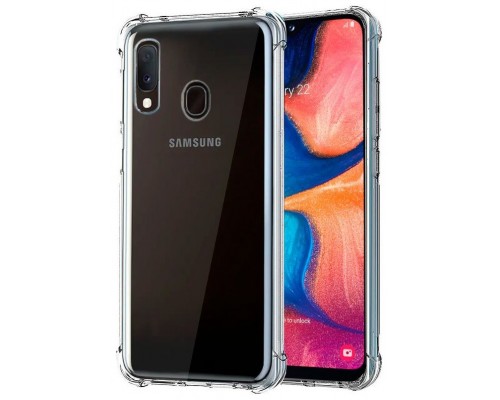 Carcasa COOL para Samsung A202 Galaxy A20e AntiShock Transparente