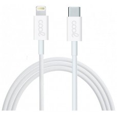 Cable USB Compatible COOL Universal TIPO-C a Lightning (1.2 metros) Blanco