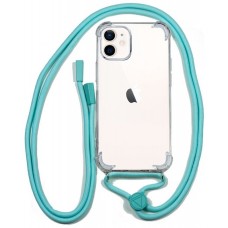 Carcasa COOL para iPhone 12 mini Cordón Celeste