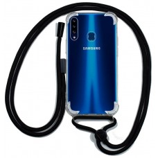 Carcasa COOL para Samsung A207 Galaxy A20s Cordón Negro