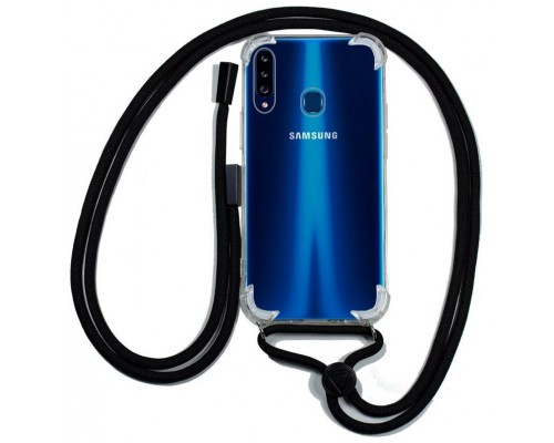 Carcasa COOL para Samsung A207 Galaxy A20s Cordón Negro