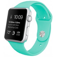 Correa COOL para Apple Watch Series 1 / 2 / 3 / 4 / 5 / 6 / 7 / 8 / 9 / SE (38 / 40 / 41 mm) Goma Mint