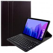 Funda COOL para Samsung Galaxy Tab A7 T500 / T503 / T505 Polipiel Liso Negro Teclado Bluetooth 10.4 Pulg