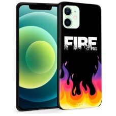 Carcasa COOL para iPhone 12 / 12 Pro Dibujos Fire
