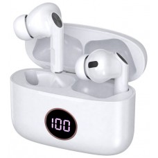 Auriculares Stereo Bluetooth Earbuds Lcd COOL AIR PRO Blanco