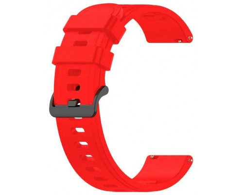 Correa Universal 22mm Amazfit GTR / Stratos / Huawei / Samsung / COOL Goma Rojo