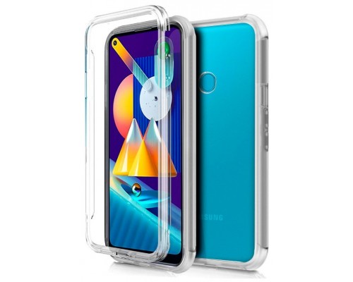 Funda COOL Silicona 3D para Samsung M115 Galaxy M11 / A11 (Transparente Frontal + Trasera)