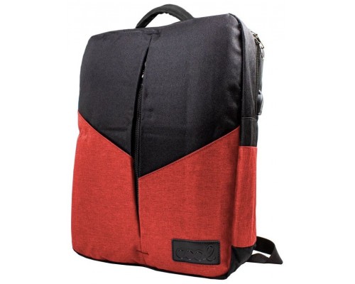 Mochila Ordenador Portátil 15-16 Pulg COOL Portland Negro-Rojo