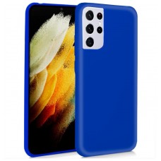 Funda COOL Silicona para Samsung G998 Galaxy S21 Ultra (Azul)