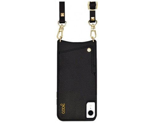 Carcasa COOL para iPhone XR Correa Pop-Rock Negro
