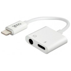 Adaptador Dual Bluetooth Jack 3,5 mm + Carga Lightning COOL