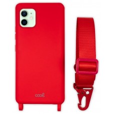 Carcasa COOL para iPhone 12 / 12 Pro Cinta Rojo