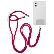 Cordón Colgante COOL Universal con Tarjeta para Smartphone Fucsia