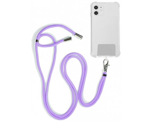 Cordón Colgante COOL Universal con Tarjeta para Smartphone Violeta