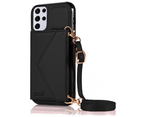 Carcasa COOL para Samsung G998 Galaxy S21 Ultra Colgante Wallet Negro