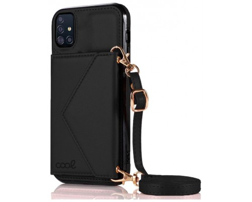 Carcasa COOL para Samsung A515 Galaxy A51 Colgante Wallet Negro