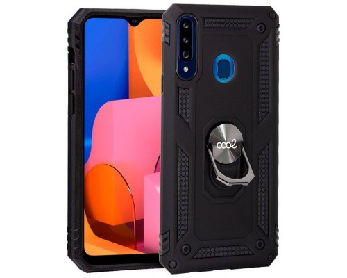 Carcasa COOL para Samsung A207 Galaxy A20s Hard Anilla Negro