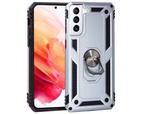 Carcasa COOL para Samsung G990 Galaxy S21 Hard Anilla Plata