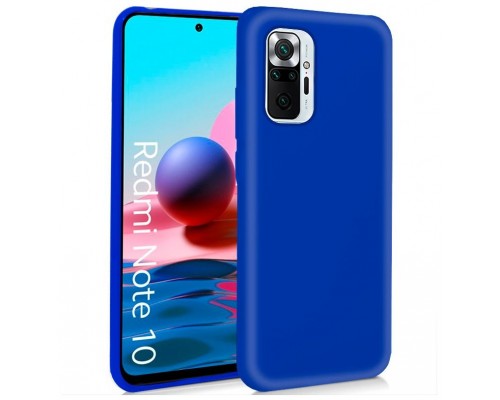 Funda COOL Silicona para Xiaomi Redmi Note 10 / Note 10s / Poco M5s (Azul)