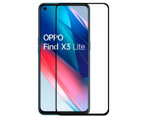 Protector Pantalla Cristal Templado COOL para Oppo Find X3 Lite / Find X5 Lite (FULL 3D)