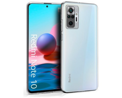Funda COOL Silicona para Xiaomi Redmi Note 10 / Note 10s / Poco M5s (Transparente)