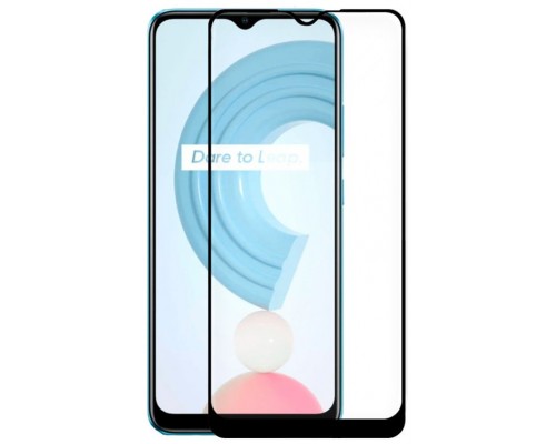 Protector Pantalla Cristal Templado COOL para Realme C21 / C11 2021 (FULL 3D Negro)