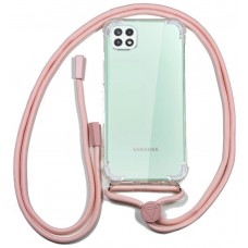 Carcasa COOL para Samsung A226 Galaxy A22 5G Cordón Rosa