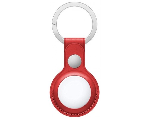 Llavero Protector COOL Compatible con AirTag Polipiel Rojo