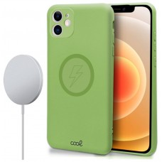 Carcasa COOL Para iPhone 12 mini Magnética Cover Pistacho