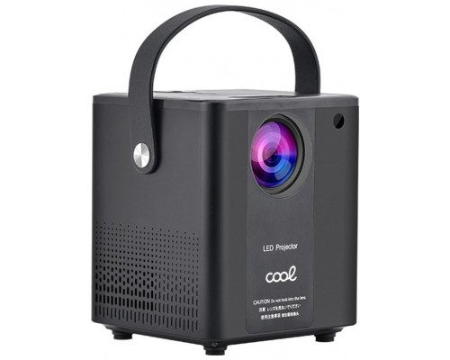 Proyector Compacto COOL Rainbow 3000 Lúmenes Altavoz Integrado + HDMI/SD/USB + Wifi Mirror (Negro)