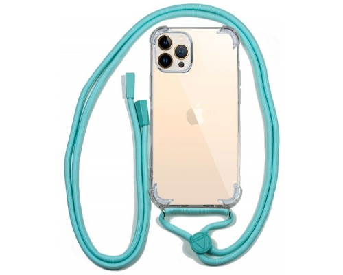 Carcasa COOL para iPhone 13 Pro Max Cordón Celeste