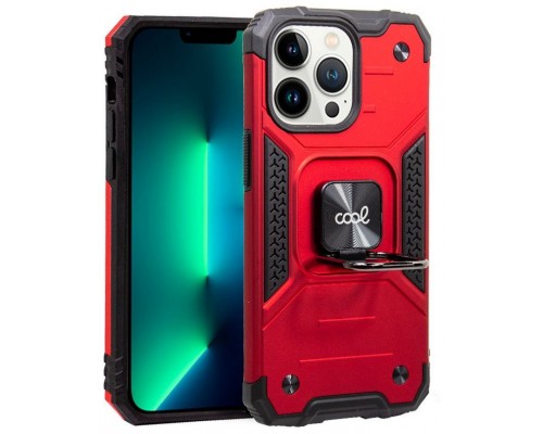 Carcasa COOL para iPhone 13 Pro Hard Anilla Rojo