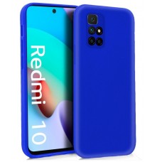 Funda COOL Silicona para Xiaomi Redmi 10 / Redmi 10 2022 (Azul)