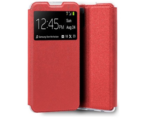 Funda COOL Flip Cover para Xiaomi Redmi 10 / Redmi 10 2022 Liso Rojo