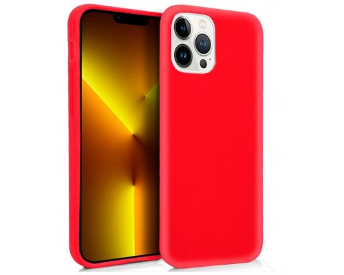 Funda COOL Silicona para iPhone 13 Pro Max (Rojo)