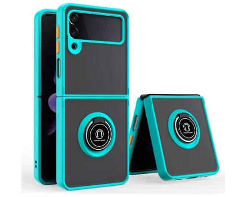 Carcasa COOL para Samsung F711 Galaxy Z Flip 3 Hard Anilla Celeste