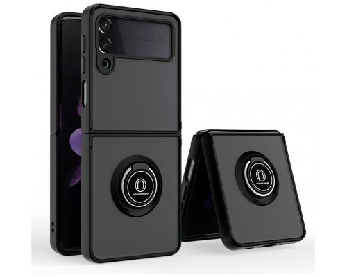 Carcasa COOL para Samsung F711 Galaxy Z Flip 3 Hard Anilla Negro